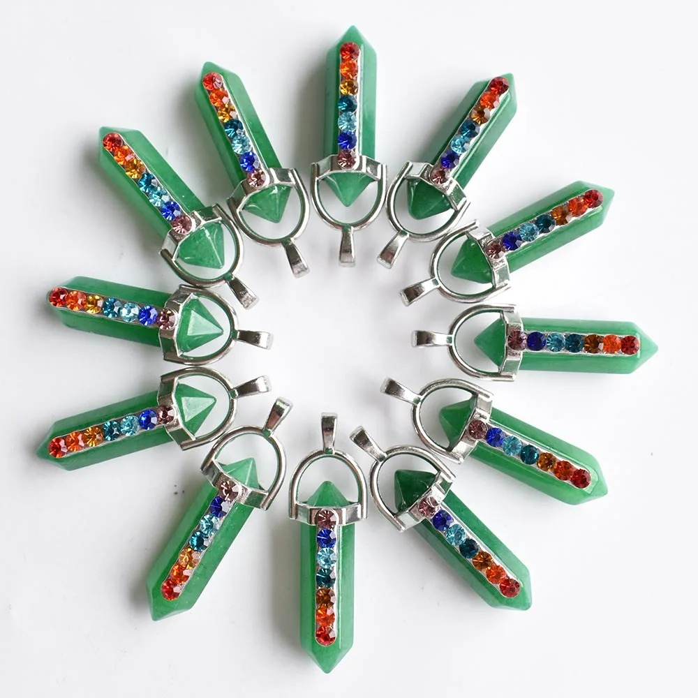 Подвеска из натурального камня тигрового глаза 7 чакр Ляпис кварцевый обсидиан