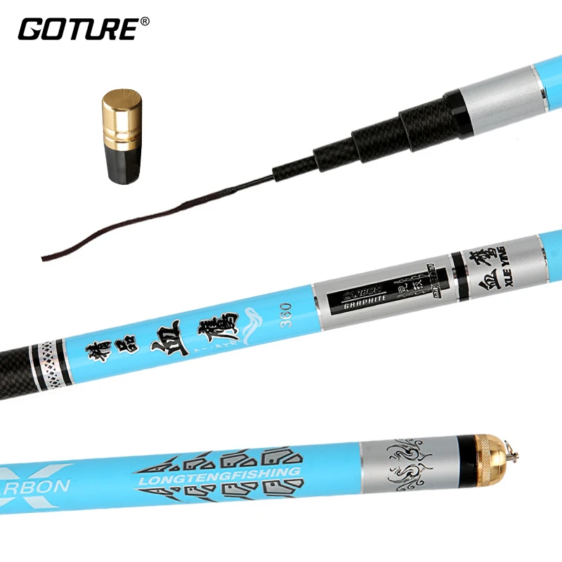 Goture сверхтвердая 1:9 мощная удочка для ловли карпа 2 7 м 3 6 9 4 5 8 Тенкара