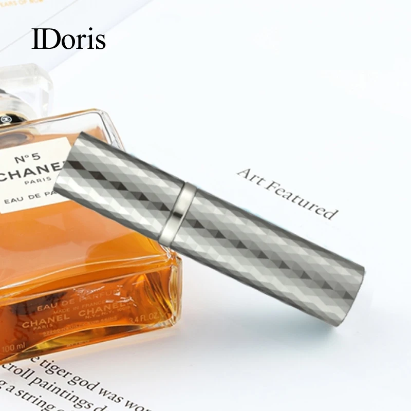 

IDoris 5ml Travel Mini Portable Refillable Perfume Atomizer Bottle Perfume bottle For Spray Scent Pump Case Empty Cosmetic Conta