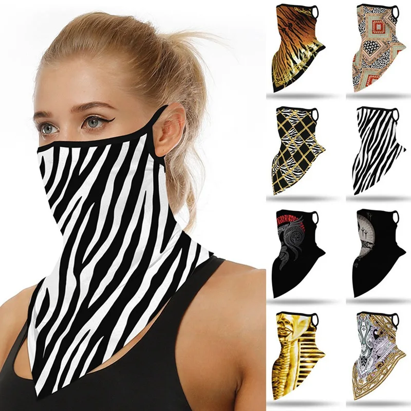 

1Pc Cotton Bandana Scarf Motorcycle Bicycle Bandana Tube Head Scarf Neck Face Cover Scarf For Women/Men/Boys/Girls