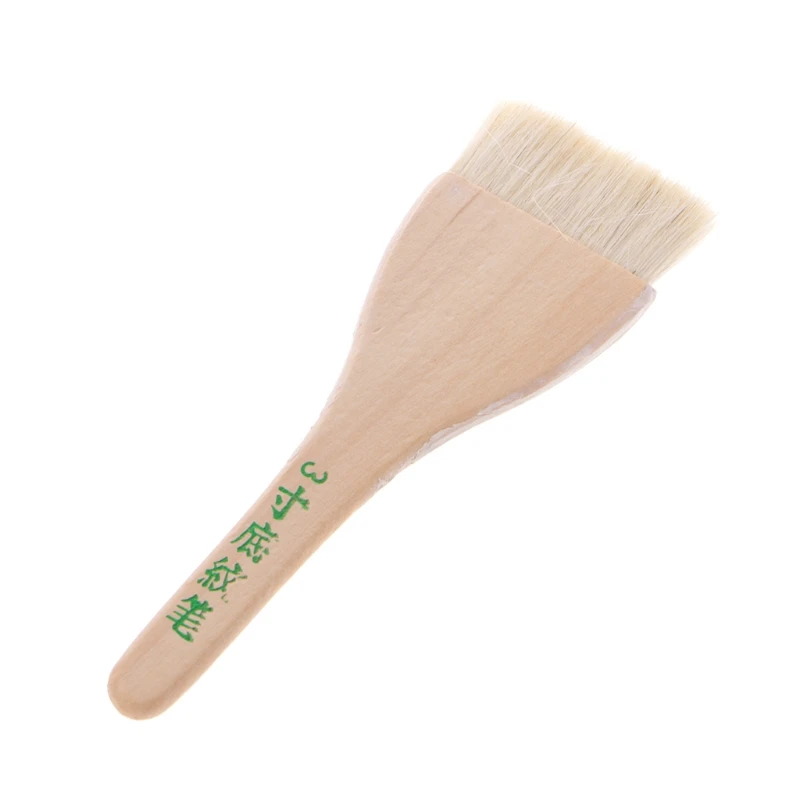 

Goat Hair Handle Art Supplies Watercolor Acrylic Wood Oil Paint Brush Six Sizes