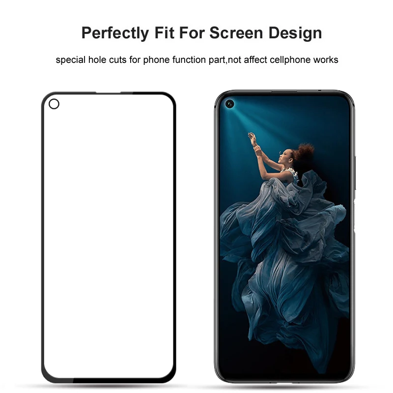 2Pcs Full Cover 9D Tempered Glass For Huawei Honor 20 9X Pro Screen Protector for P20 P30 Lite Protective Film | Мобильные телефоны