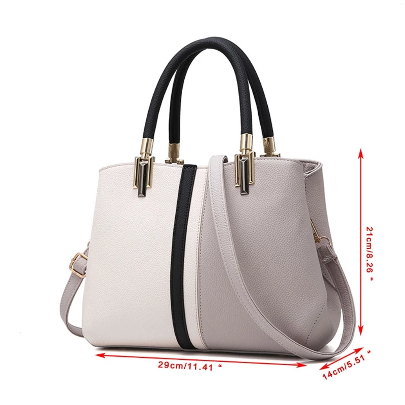 

649D Fashion Women PU Leather Shoulder Bag Tote Purse Top Handle Bags Satchel Crossbody Messenger Handbag