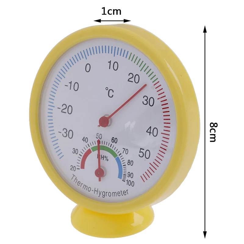 

Mini Bell-shaped Scale Thermometer Hygrometer for Home Office Wall Mount Indoor Temperature Measure Indoor Outdoor Tools