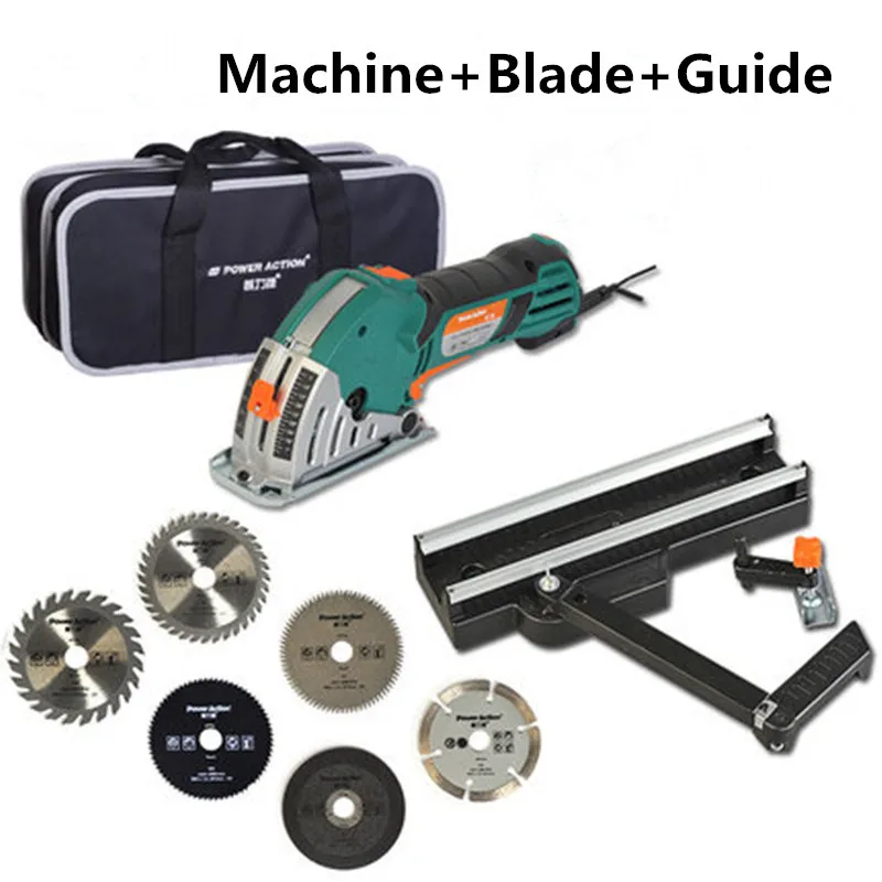 220 В электрическая пила многофункциональная Мини циркулярная с
