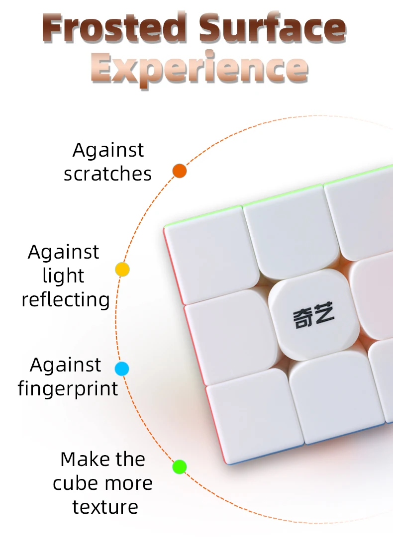 Qiyi QiMeng Plus 3x3 90mm Stickerless Magic Cube Big 3x3x3 Speed 9cm Cubes Learning Educational Puzzle Toys for Boys | Игрушки и хобби