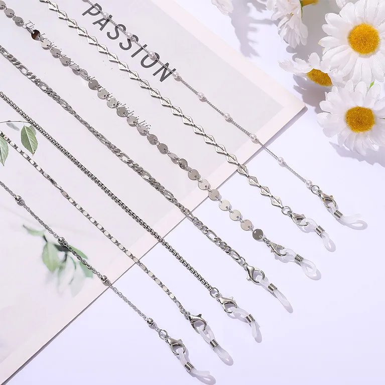 Модная искусственная цепочка для мужчин и женщин шнур очков держатель