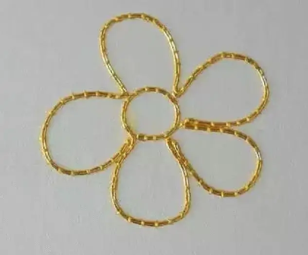 5 мотков ручная вышивка золотые металлические нитки 65 м|Нитки для пряжи| |