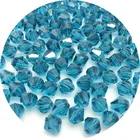 Бусины стеклянные, с биконусами, 468 мм, незакрепленные, для изготовления ювелирных изделий, браслетов, ожерелий, #015