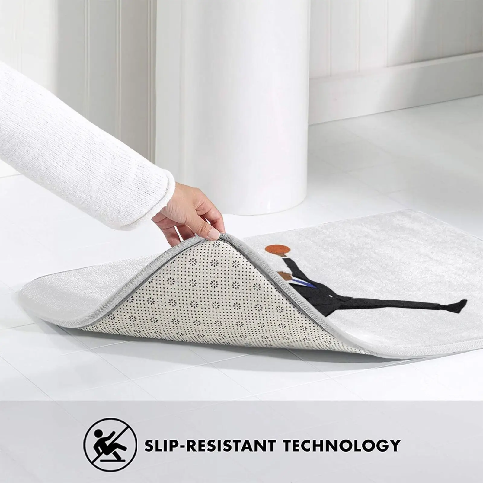 Черный костюм Обама X Jumpman коврик противоскользящие напольные коврики для