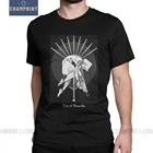 Футболка с короткими рукавами для мужчин, с надписью Десять мечей, волшебник, Череп, Магия