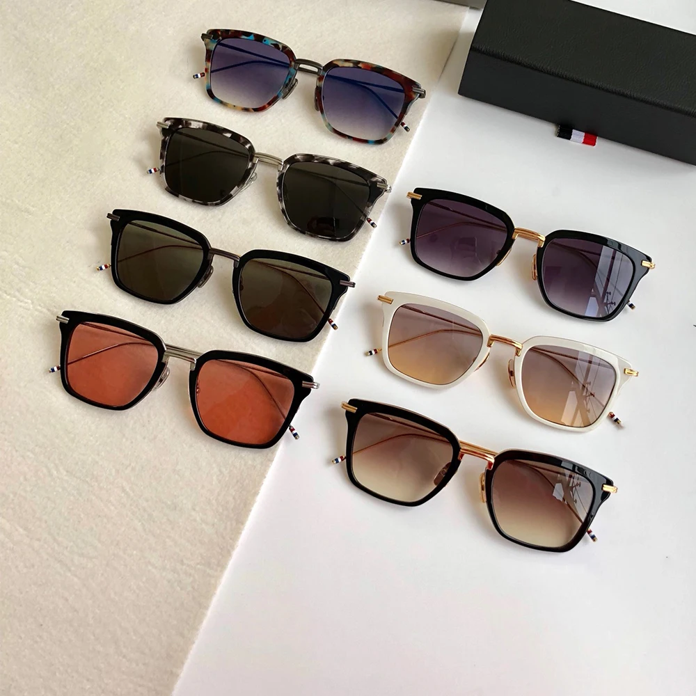 

Thom солнцезащитные очки 2021 Новые Модные поляризованные линзы многоцветные винтажные металлические очки