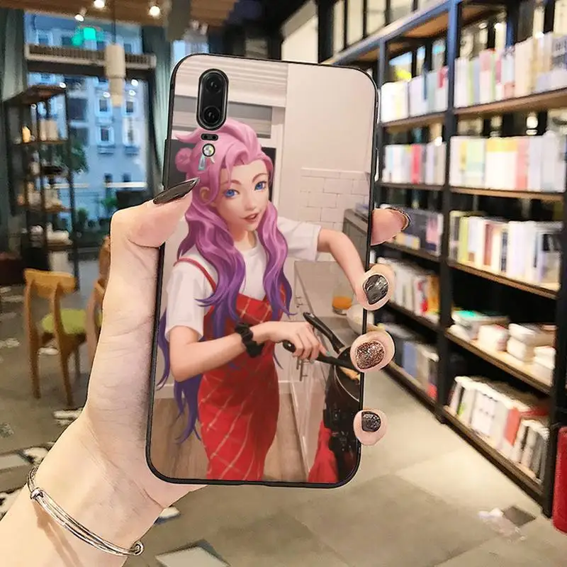 

LOL kda Seraphine Akali Kaisa Phone Case Funda For Huawei P9 P10 P20 P30 Lite 2016 2017 2019 plus pro P smart
