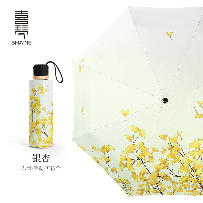 

Creative Uv Protection Umbrella Outdoor Women Fully Automatic Pocket Sunny Umbrellas Rain Windproof Paraguas Rain Gear DF50YS