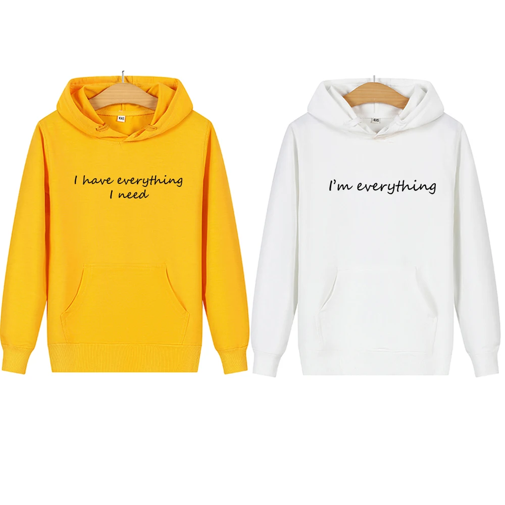 Для мужчин и женщин Одинаковая одежда для пар у меня есть всё что мне нужно я все