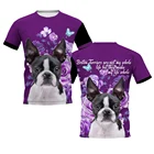 Футболки CLOOCL с изображением животных, 3D футболки с рисунком собаки Make Life, Бостон-терьер, Ротвейлер, футболка с цветочным принтом, уличная одежда