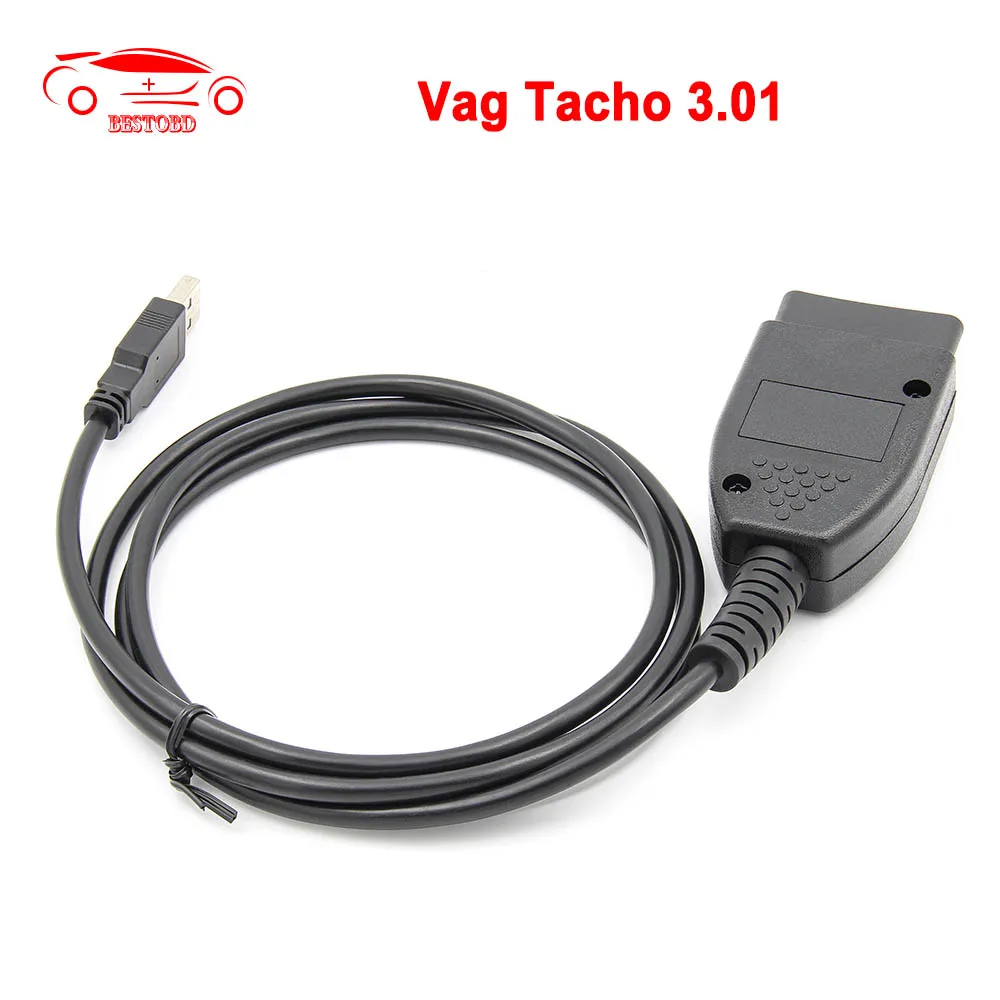 Vag COM Tacho 3 01 Immo OBD 2 OBD2 автомобильный диагностический интерфейсный кабель для