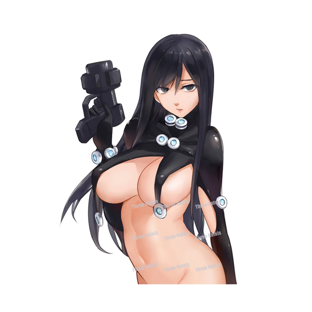 Три Ratels A466 сексуальная девушка аниме Shirogane Noel Hololive и Shimohira Reika Gantz Наклейка Без
