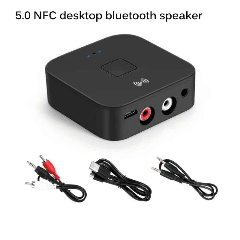 TIOODRE Bluetooth 5 0 приемник APTX LL с поддержкой NFC 3 мм AUX RCA Jack беспроводной адаптер