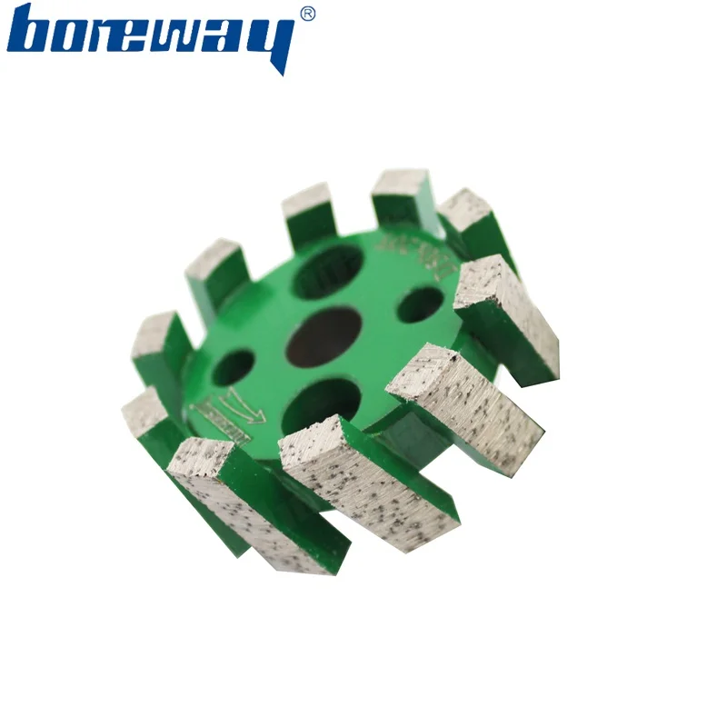 Boreway Поставка кусок D50* 20T* 10H Высокое качество Алмазные спеченные стандартные стаббирующие шлифовальные круги для обработки камня