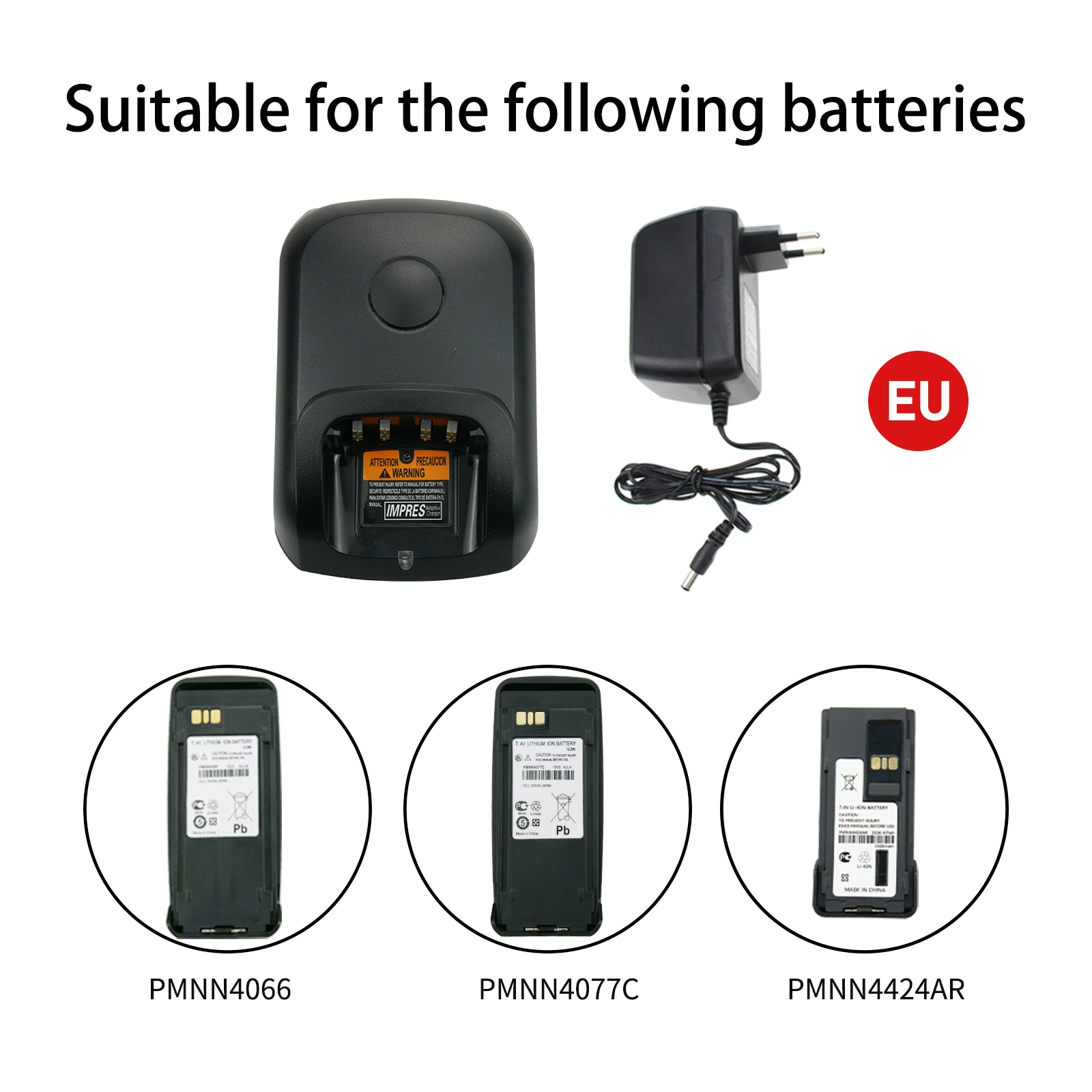 10 Pcs Battery Desktop Rapid Charger Compatible for Motorola  XPR6300 XPR6350 PR6380 XPR6500 XPR6550 XPR6580 XTR8300