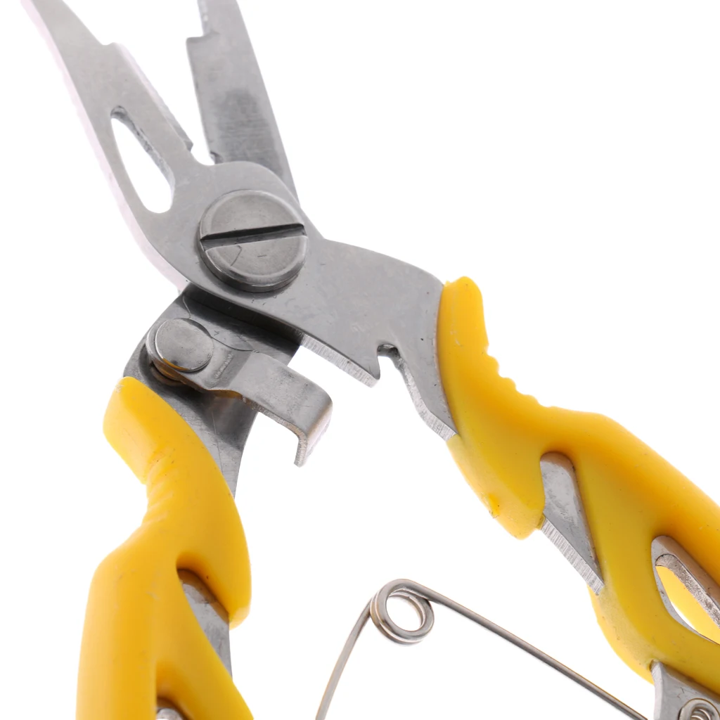 Многофункциональные мини-плоскогубцы для рыбалки разделенное кольцо резак