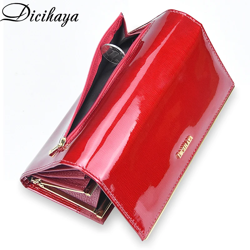 Женские кошельки DICIHAYA брендовые Женский Длинный дизайнерский кошелек из