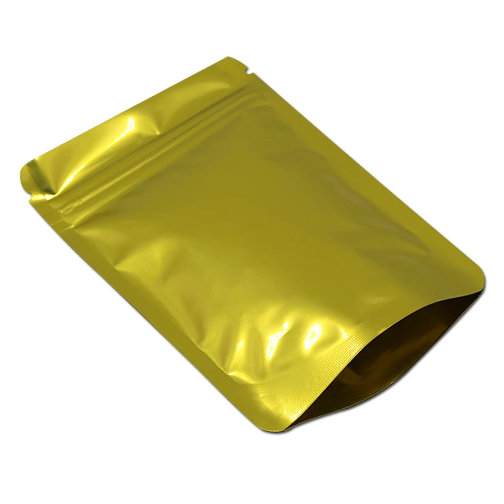DHL 800 шт./лот 8 5x13 см стоьте вверх Ziplock майларовые фольгированные мешки Grip Seal