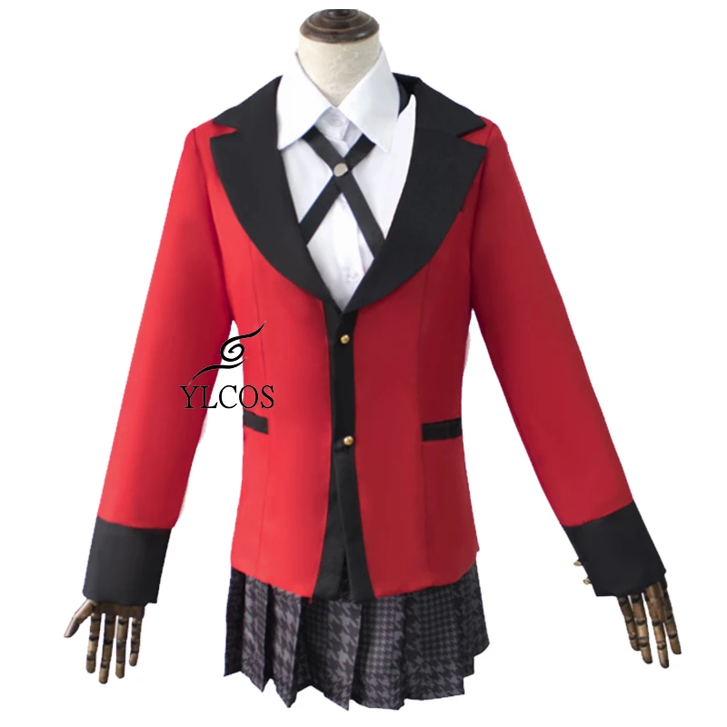Аниме Kakegurui Jabami Yumeko костюмы для костюмированной вечеринки на Хэллоуин вечерние