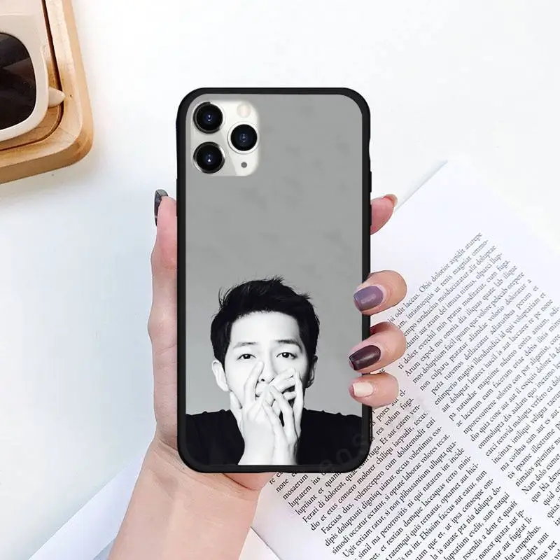 

Song Joong Ki Korean actor Phone Case for iPhone 11 12 pro XS MAX 8 7 6 6S Plus X 5S SE 2020 XR shell funda coque