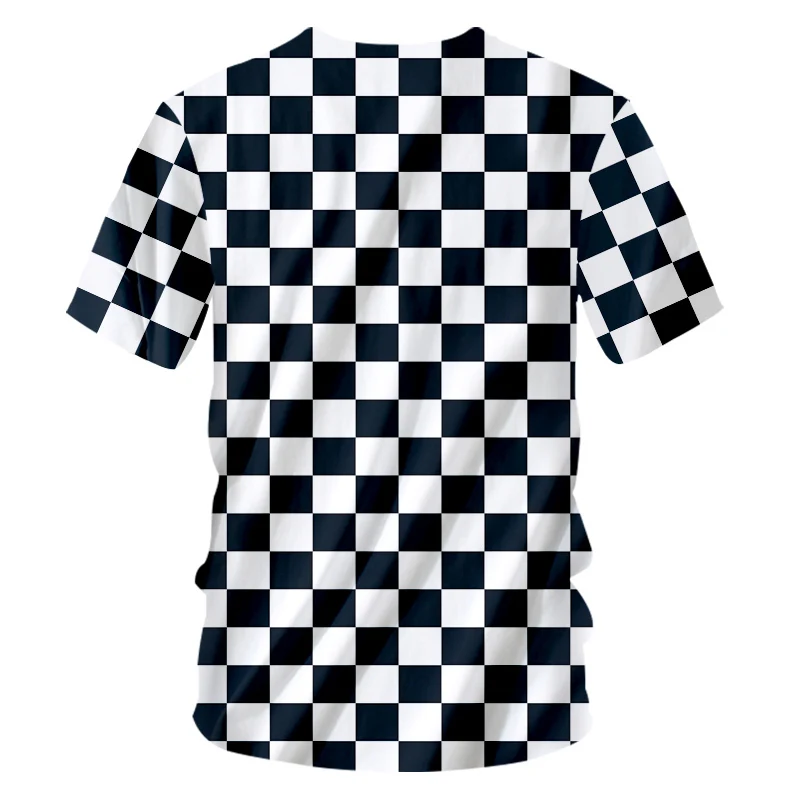 

New Polka Dot 3D T-shirt printed Blue Leopard clothing Hombre summer T-shirt