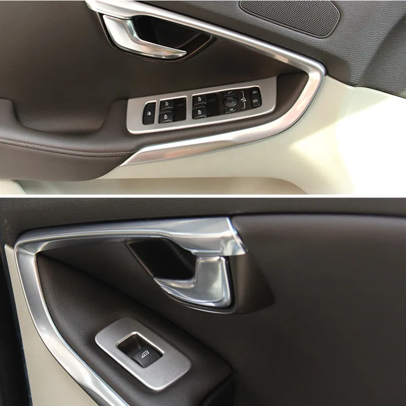 CNORICARC кнопки из нержавеющей стали для подлокотника двери автомобиля панель