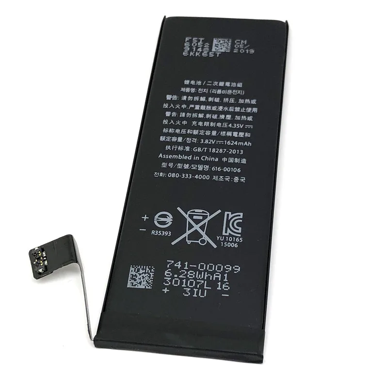 0 цикл уплотнения oem высокой емкости мобильного телефона аккумулятор для apple iphone X XR XS Max 8 7 6 S 6 SE 5C 5S 5 4S 4 Plus батарея