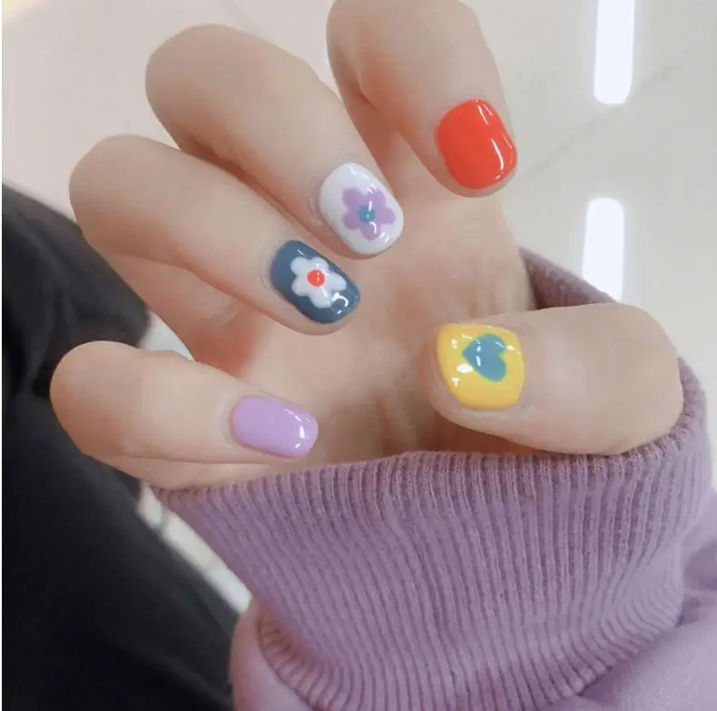 Весенне-летние серии наклеек для дизайна ногтей слайдер наклейки цветы фрукты