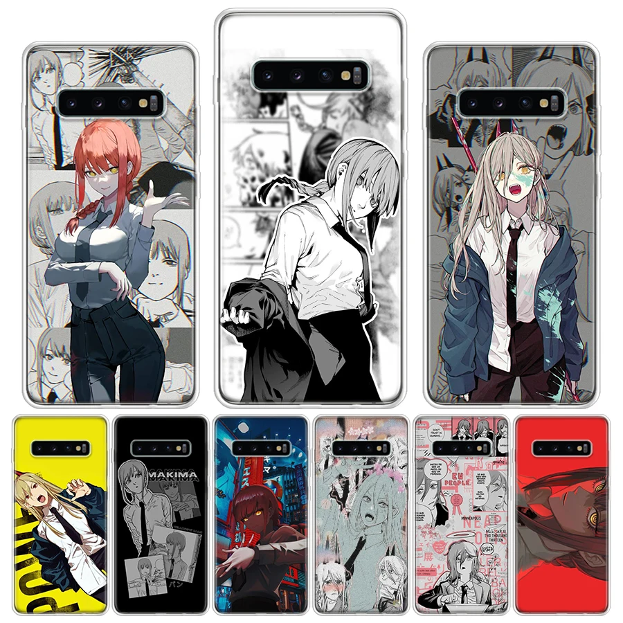 Силиконовый чехол для телефона с Бензопилой макима Power Samsung Galaxy S10 Plus S20 FE S21 S22 Ultra