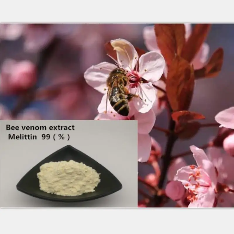 

Melittin 99% active protein antibacterial, antiv iral, anti-inflam matory massage cream raw materials cosmetic raw materials 1g