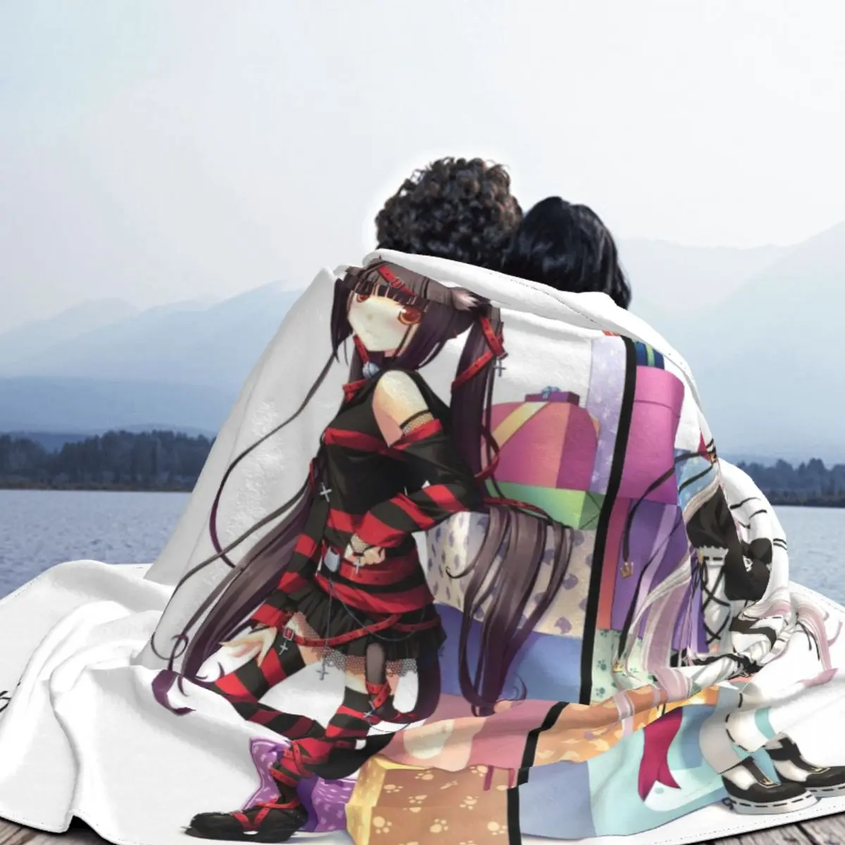 Сексуальное одеяло с аниме Nekopara для девушек чехол чокола фанатов ванильного