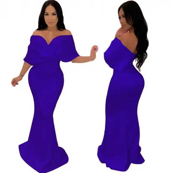 Женское вечернее платье vestidos vestido, длинное платье с v-образным вырезом, женское платье, зимние Сексуальные вечерние платья размера плюс, длинное платье es - Цвет: 04