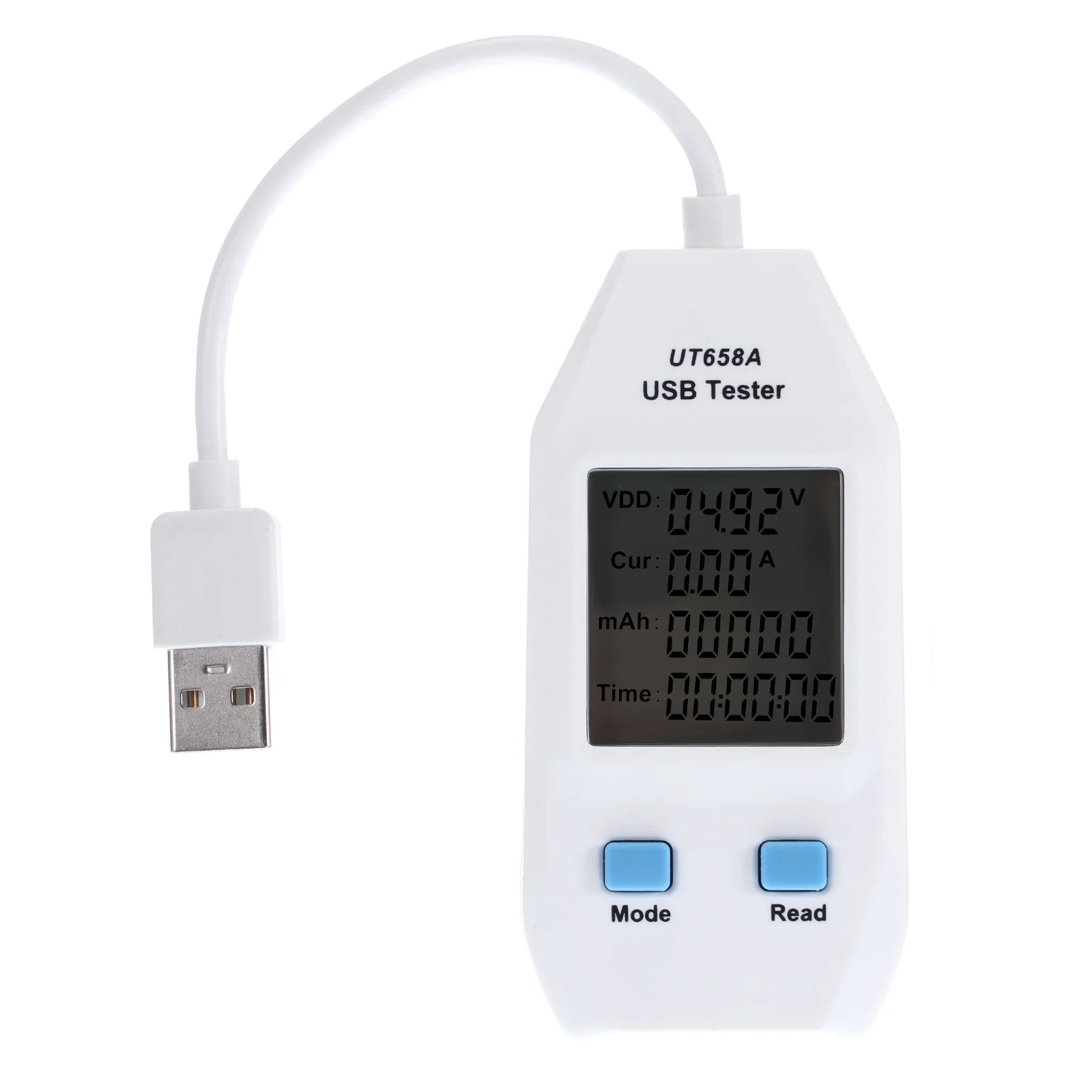 

USB Tester UNI-T UT658A USB Meter with USB2.0 Data Storage Voltage Current Monitors Volt Ampere Digital Product Quick Charger