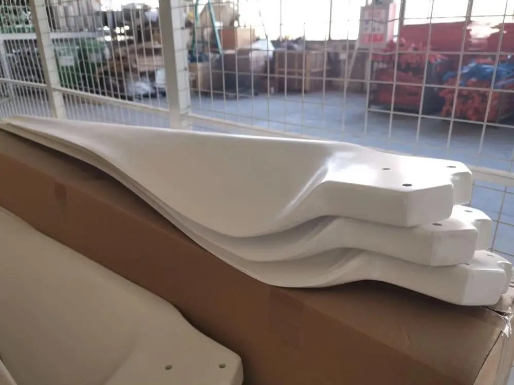 Белые лопасти и втулки из нейлонового волокна для самостоятельной сборки