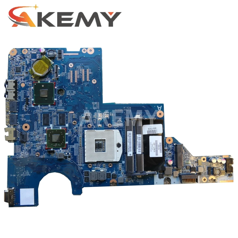 akemy 595183 001 mainboard for hp cq42 g42 g62 cq62 laptop motherboard daoax1mb6f0 da0ax1mb6h0 100 original free global shipping