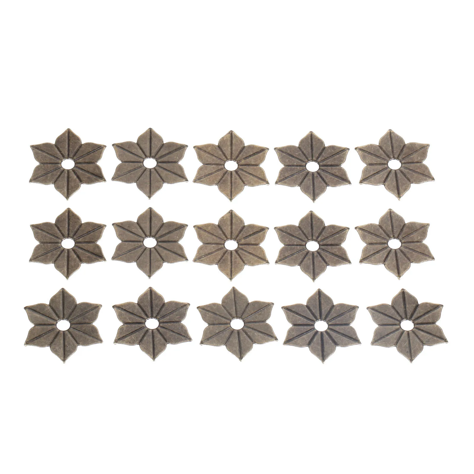 Древесный цветочный уголок DRELD из сплава в винтажном стиле с плоской задней