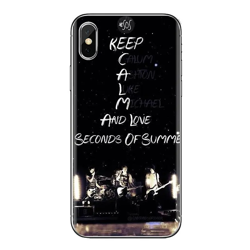 5sos 5 секунд лета mi chael для Xiao 6 A1 Max x 2 5X 6X красный Note 5A 4X 4A A4 4 3 Plus Pro силиконовый чехол