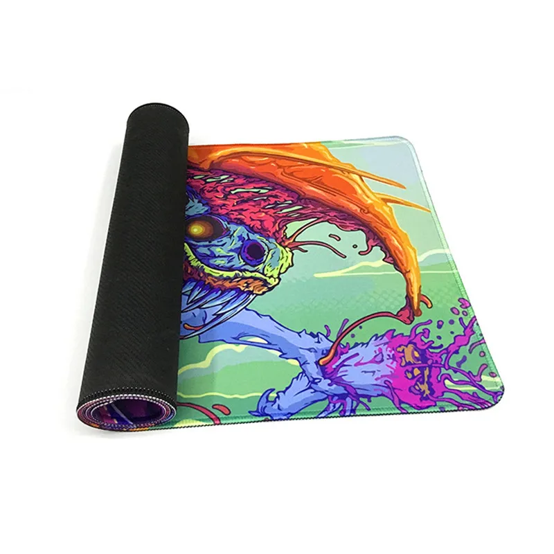 Большой игровой коврик для мыши CS GO Hyper Beast геймерский клавиатуры нескользящий