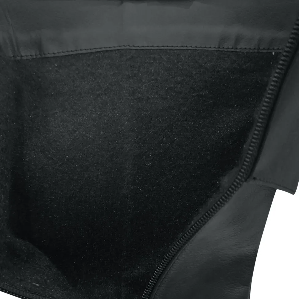 Женские ботинки средней длины модные кожаные на низком квадратном каблуке с