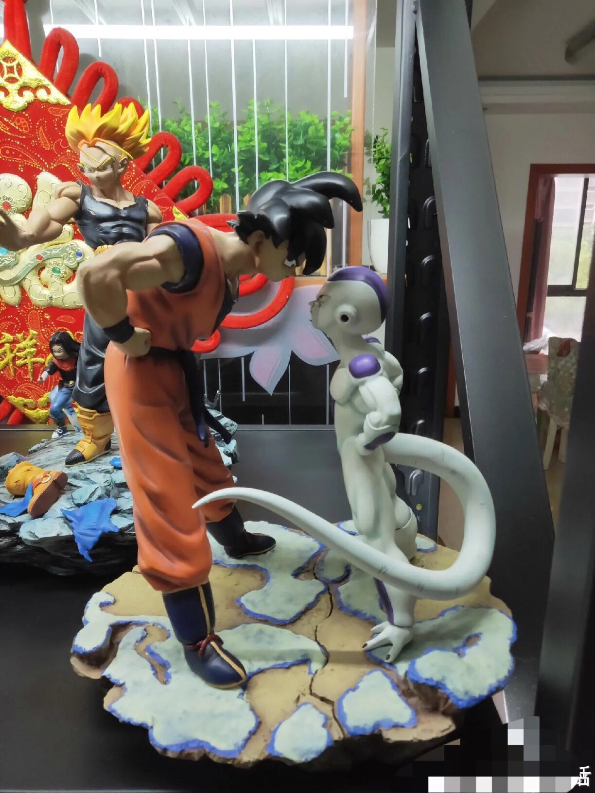 DragonBall Z DBZ фигурка Фриза против Гоку 1st встречи высокого качества статуя из смолы