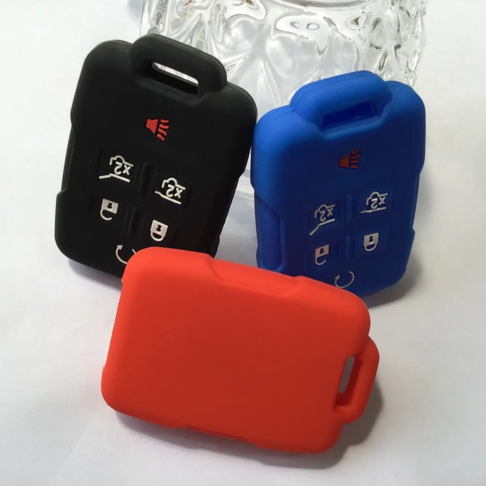 6 Кнопки Смарт брелок для ключей держатель пульта дистанционного чехол GMC Yukon Chevy