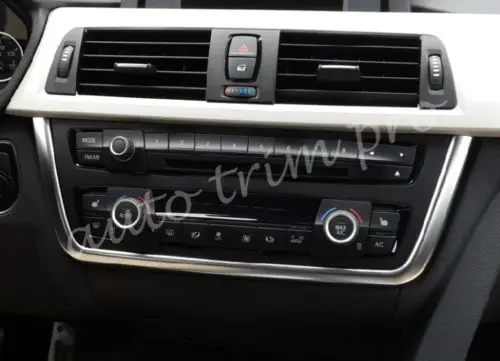 Хромированная Центральная панель приборной панели радио крышка отделка детали