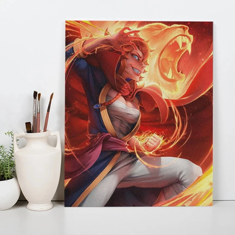 

Mereoleona Vermillion Black Clover Anime Wall Art Canvas Poster Modular Home Decor Hd Print Painting Modern For Living Room Foto