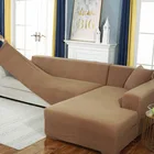 Однотонный толстый бархатный Универсальный Эластичный чехол для дивана в гостиную, полотенце для дивана, нескользящий чехол для дивана, эластичный чехол для дивана